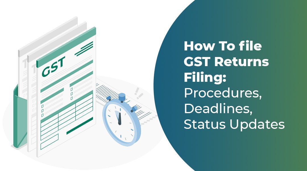 GST Filing returns online banner by GGCPTA