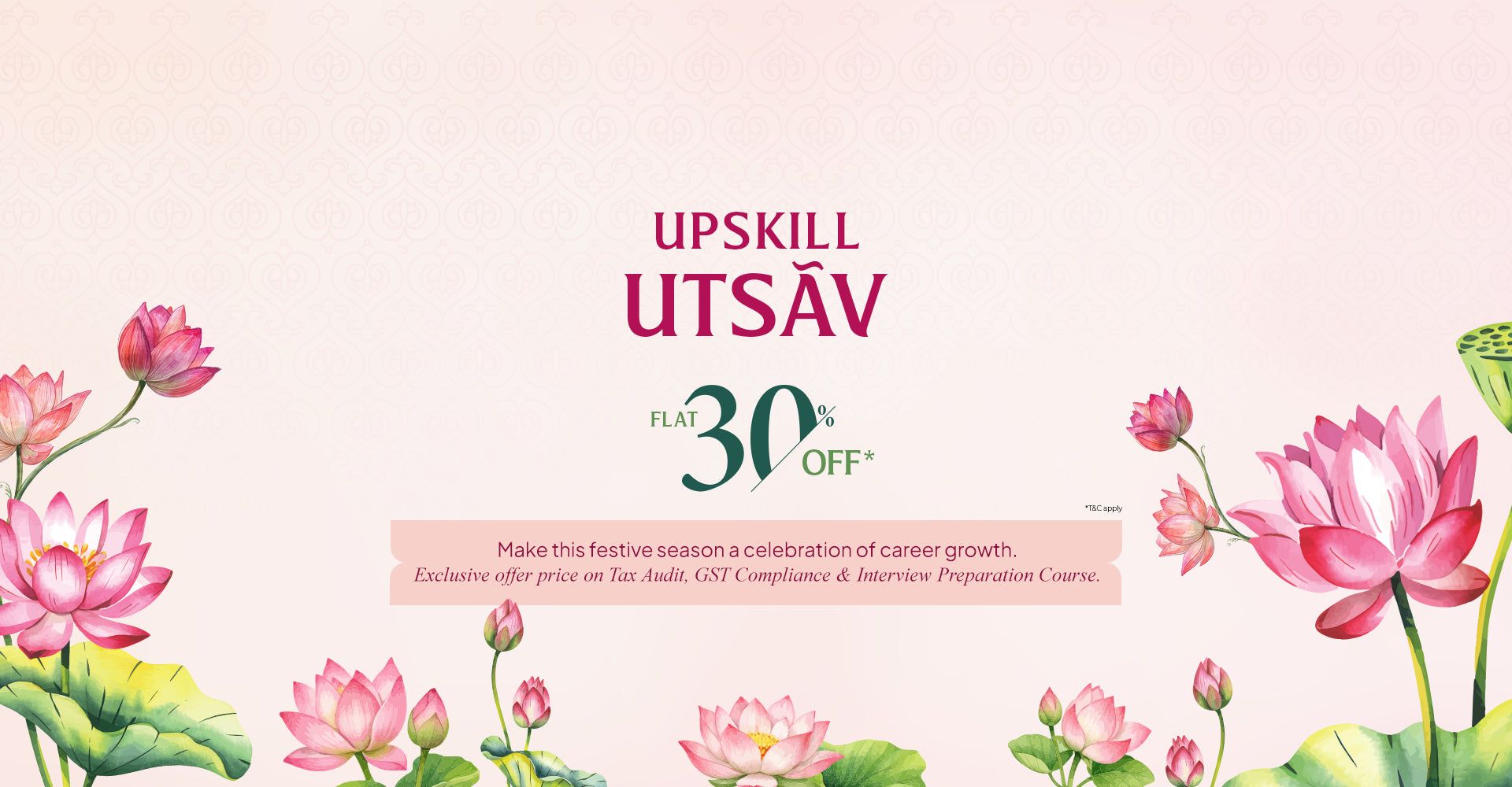 Exclusive offer price on GGC PTA's popular courses