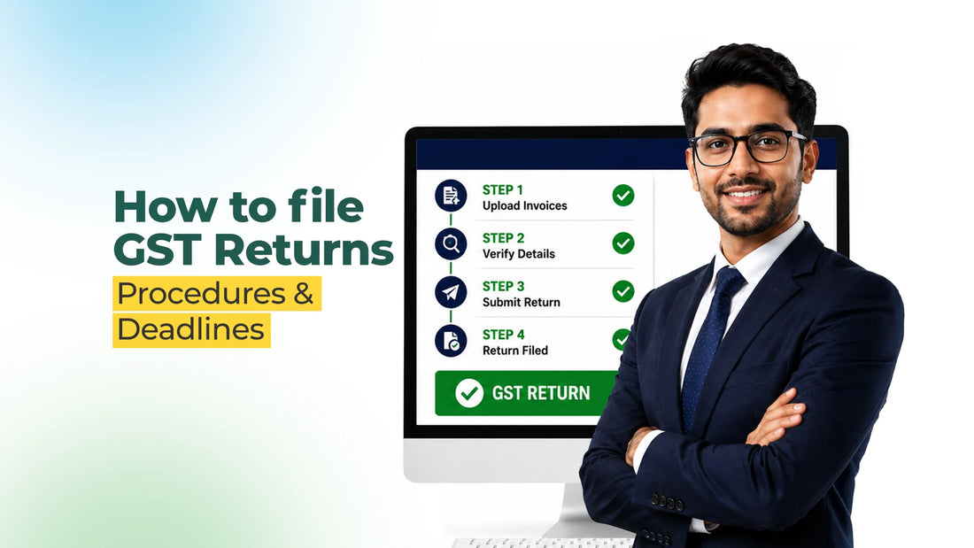 GST Filing returns online banner by GGCPTA